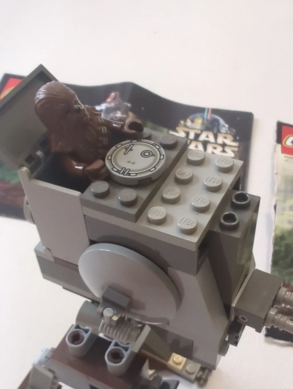 Vintage Star Wars Lego Set 7127 Imperial AT-ST Chewbacca Minifigure 2001 Manual